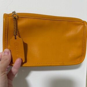 Vintage Coach Yellow Chunky Case 7165